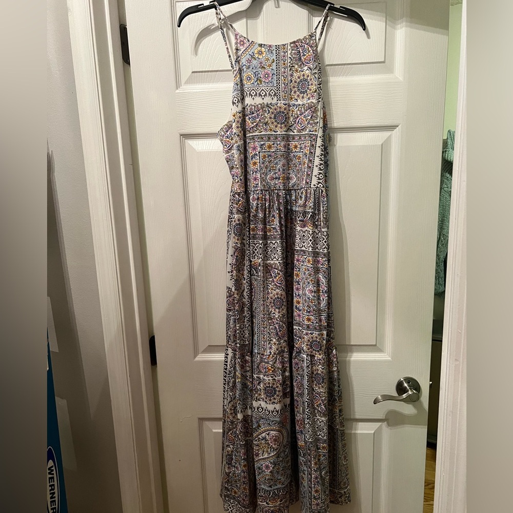 Floral Spaghetti-Strap Sundress- Medium - Picture 4 of 10